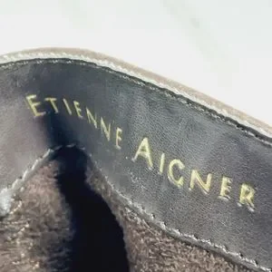 Etienne aigner deals seville leather booties